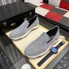 Berluti Echappée Suede Calf Loafer in Grey
