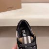 Burberry Vintage Check Cotton and Suede Sneakers in Birch Brown and Black