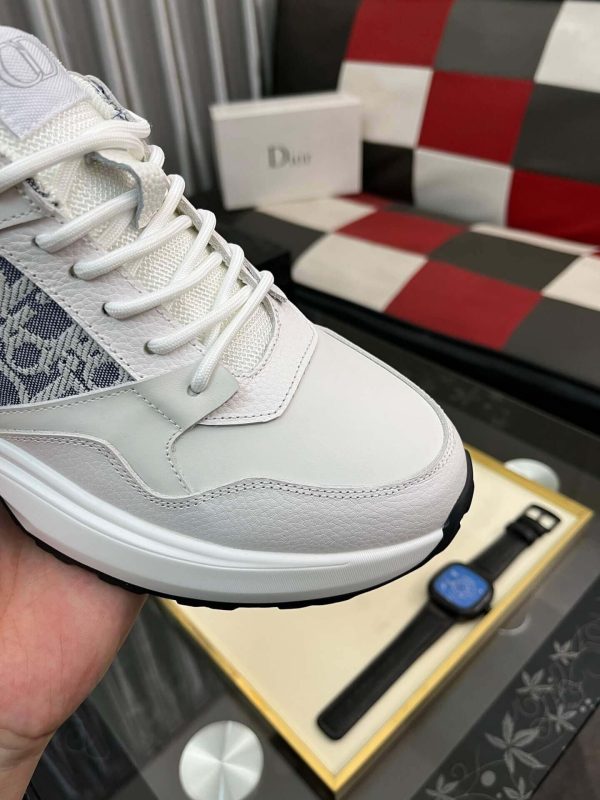 Dior White B25 Runner Sneaker
