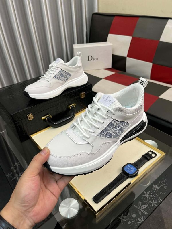 Dior White B25 Runner Sneaker