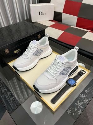 Dior White B25 Runner Sneaker