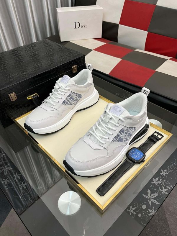 Dior White B25 Runner Sneaker