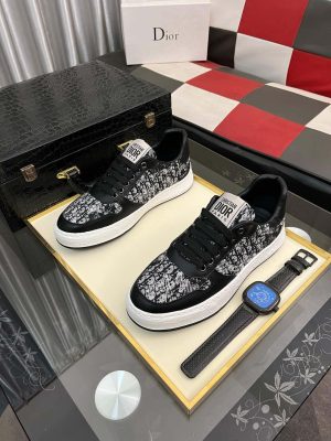 DiorB27low-topsneaker_featuringablackandbeige_4 DIOR Low-Top Sneaker Black