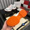 Givenchy White and Orange Runner Sneakers