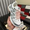 Givenchy White and Orange Runner Sneakers