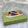Gucci GG Supreme Multicolor Thong Sandals with Double G
