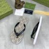 GucciKikathongsanda_10 Gucci Checked Thong Sandal with Double G