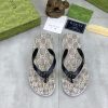 GucciKikathongsanda_8 Gucci Checked Thong Sandal with Double G