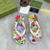 Gucci Thong Multicolor Toon Sandals with Interlocking G