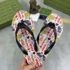 Gucci Thong Multicolor Logo Sandals with Interlocking G