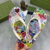 Gucci Thong Multicolor Toon Sandals with Interlocking G
