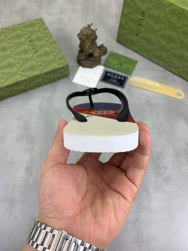 GucciKikathongsandal_5 Gucci Thong Sandal with Interlocking G in Multicolors