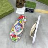 Gucci Thong Multicolor Toon Sandals with Interlocking G