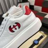 Gucci Men's Ace Interlocking G White Platform Sneaker