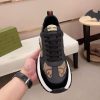 Gucci Rhyton Sneaker with Beige and Brown Jumbo GG Canvas
