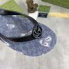Gucci Blue Thong Sandals with Double G