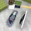 Gucci Magical Mystries Badge Thong Sandals with Double G