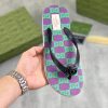 Gucci Magical Mystries Badge Thong Sandals with Double G