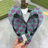 Gucci Magical Mystries Badge Thong Sandals with Double G