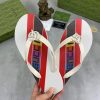 Gucci Thong Sandal with Interlocking G White