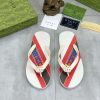 Gucci Thong Sandal with Interlocking G White