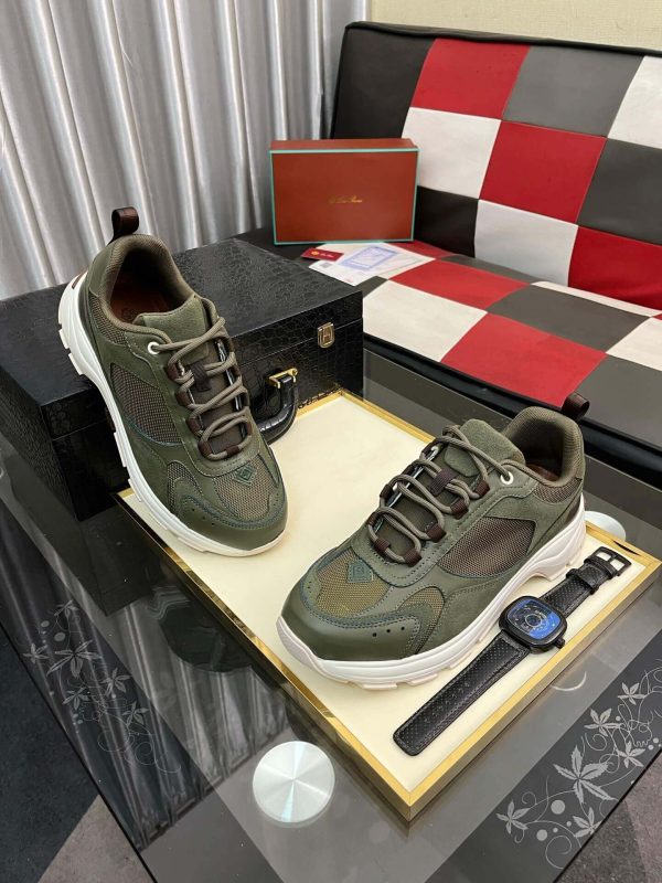 Loro Piana Cairn Walk Sneaker Green