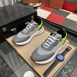 Loro Piana Week End Walk Sneaker in Grey