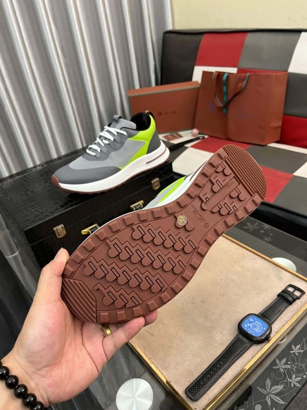 Loro Piana Week End Walk Sneaker in Grey