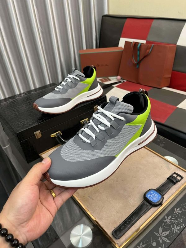 Loro Piana Week End Walk Sneaker in Grey