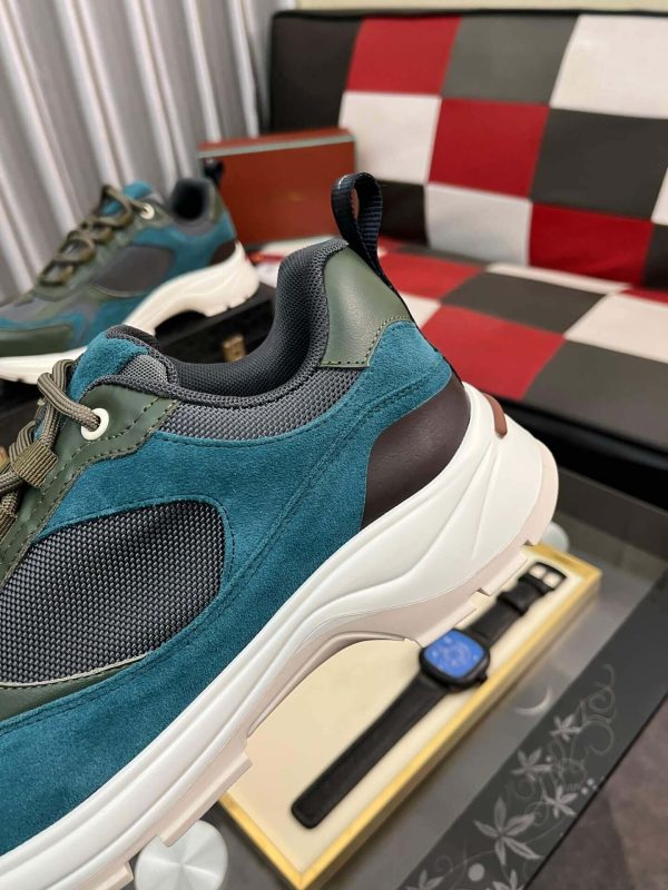 Loro Piana Cairn Walk Sneaker Purslane and Turquoise