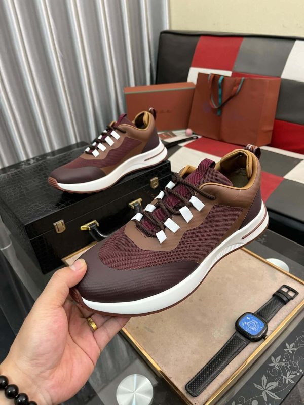 Loro Piana Week End Walk Sneaker Microfibre Mongolian Desert