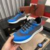 Loro Piana Week End Walk Sneaker in Blue/Gray