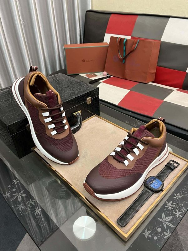 Loro Piana Week End Walk Sneaker Microfibre Mongolian Desert