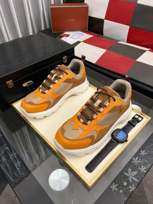 Loro Piana Cairn Walk Sneaker Orange