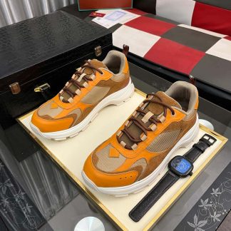 Loro Piana Cairn Walk Sneaker Orange