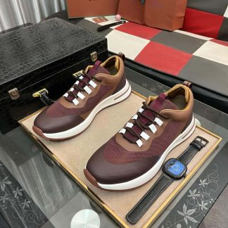 Loro Piana Week End Walk Sneaker Microfibre Mongolian Desert