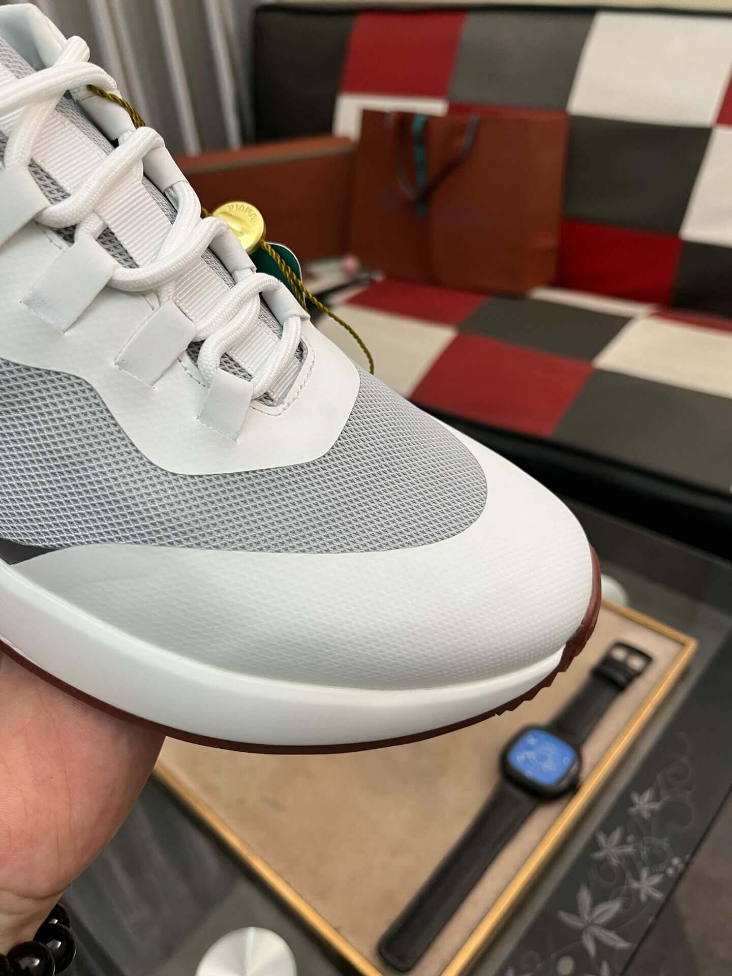 Loro Piana Week End Walk Sneaker in Frost gray 8 Loro Piana Week End Walk Sneaker in Frost gray - Image 8