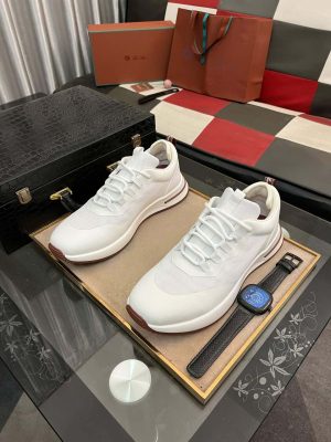 LoroPianaWeekEndWalksneakerinwhite_1 Loro Piana Week End Walk Sneaker in White.