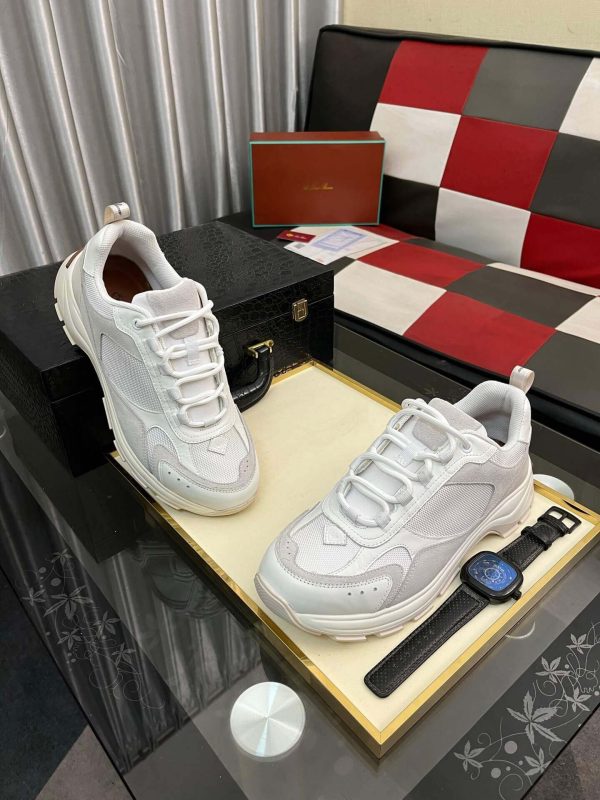 Loro Piana Cairn Walk Sneaker in Nougat