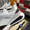 Louis Vuitton LV Run Trainer Sneakers in White/Brown