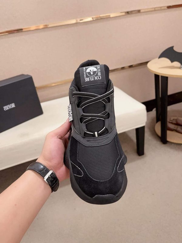 Versace Jeans Couture Fabric Nomo Sneakers Black