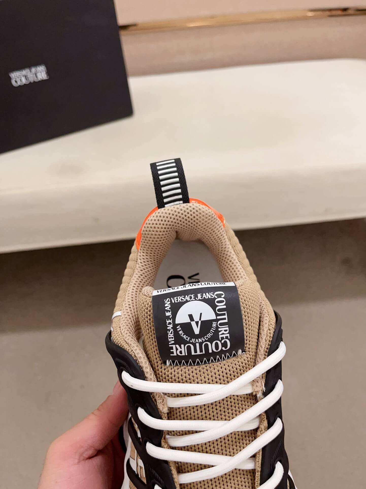 Versace Jeans Couture Sneakers Khaki 7 Versace Jeans Couture Sneakers Khaki - Image 7