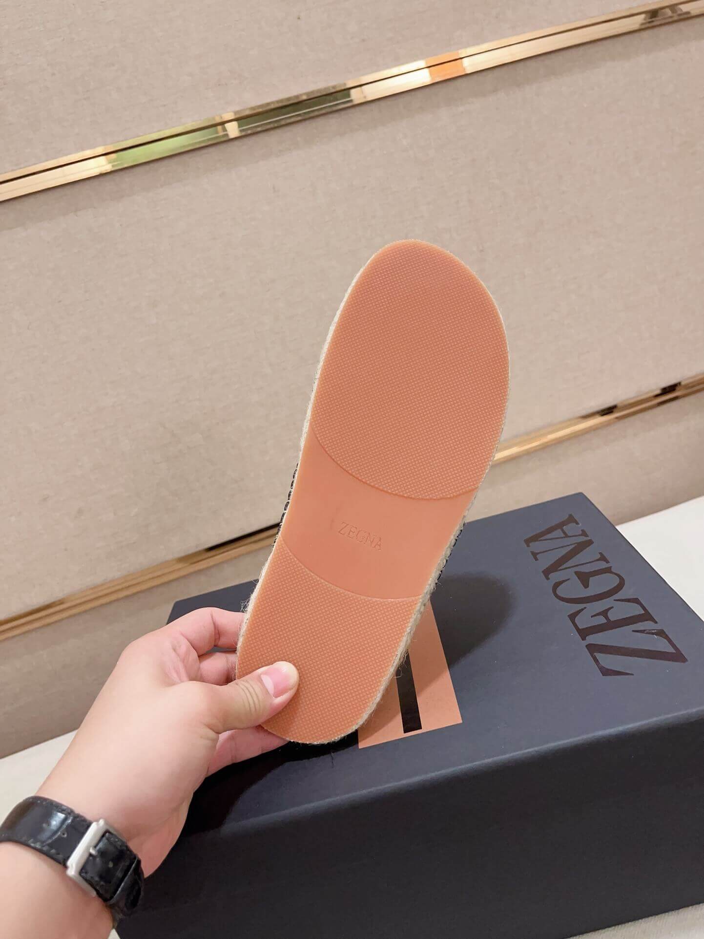 Zegna Off White Suede Espadrille Sandals 7 Zegna Off White Suede Espadrille Sandals - Image 7