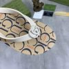 beigeGucciflip-flopwithawhitestrapandtheGuccilogoinwhite_6 Gucci Gucci Logo Brown Thong Sandals with Double G