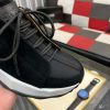 BOSS Esquisse Black Suede Lace-Up Sneaker