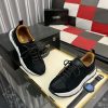 BOSS Esquisse Black Suede Lace-Up Sneaker