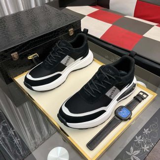 BOSS Running-Inspired Trainers Black