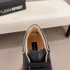 Philip Plein Leather Low-Top Sneakers Megastar Black