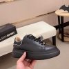 Philip Plein Leather Low-Top Sneakers Megastar Black