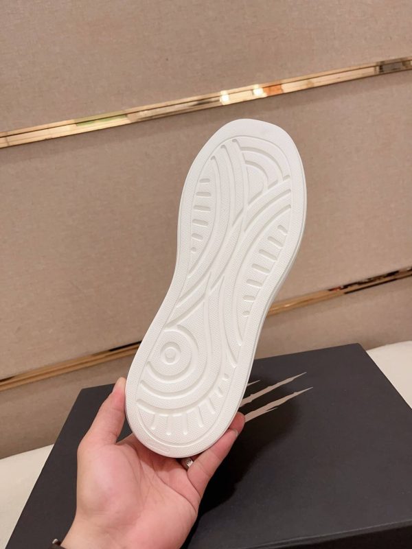 Philip Plein Leather Low-Top Sneakers Megastar Black and White